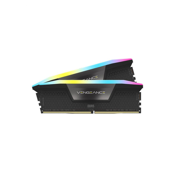 رم دسکتاپ کورسیر مدل CORSAIR VENGEANCE RGB AMD EXPO 64GB DDR5-5200 CL40 رم دسکتاپ کورسیر مدل CORSAIR VENGEANCE RGB AMD EXPO 64GB DDR5-5200 CL40