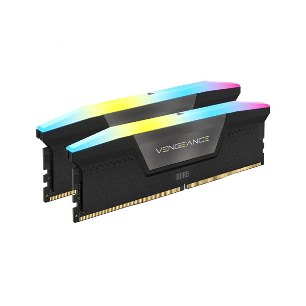رم دسکتاپ کورسیر مدل CORSAIR VENGEANCE RGB AMD EXPO 64GB DDR5-5200 CL40 رم دسکتاپ کورسیر مدل CORSAIR VENGEANCE RGB AMD EXPO 64GB DDR5-5200 CL40