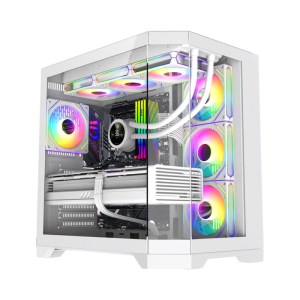 کیس گیمینگ کامپیوتر گیم‌ مکس مدل GameMax HYPE-A White