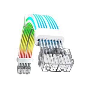 کابل اسلیو گیم مکس مدل GameMax VGA/CPU 2x8pin White کابل اسلیو گیم مکس مدل GameMax VGA/CPU 2x8pin White