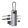 هاب 7 پورت USB Type-C بیسوس مدل Baseus Metal Gleam Series (BS-OH146)