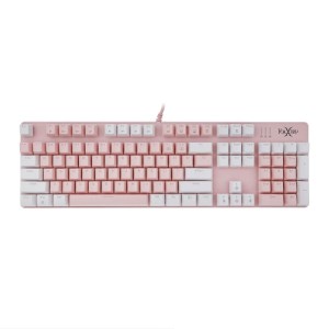 کیبورد گیمینگ با سیم فاکس ری مدل FoxXray PINKLOVE FXR-HKM-68