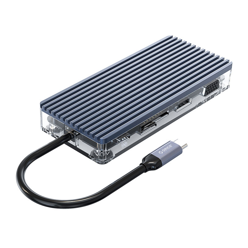 هاب 11 پورت Type-C اوریکو مدل ORICO WB-11P-GY-BP