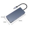 هاب 11 پورت Type-C اوریکو مدل ORICO WB-11P-GY-BP