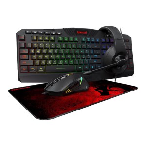 باندل گیمینگ هدست و کیبورد و ماوس و ماوس پد ردراگون مدل Redragon S101 BA 3