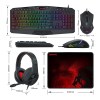 باندل گیمینگ هدست و کیبورد و ماوس و ماوس پد ردراگون مدل Redragon S101 BA 3