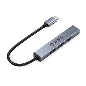 هاب ۴ پورت USB Type-C اوریکو مدل ORICO AHC1-4A-GY-BP