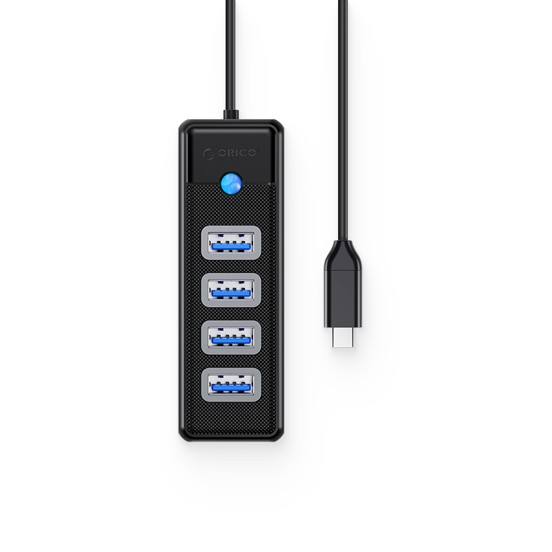 هاب ۴ پورت USB Type-C اوریکو مدل ORICO PW4U-C3-10-BK-EP