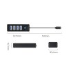 هاب ۴ پورت USB Type-C اوریکو مدل ORICO PW4U-C3-10-BK-EP