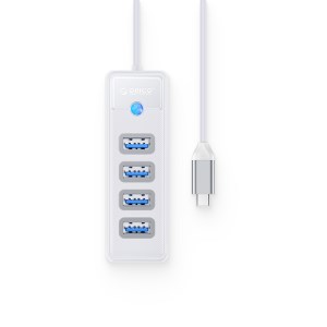 هاب ۴ پورت USB Type-C اوریکو مدل ORICO-PW4U-C3-10-WH-EP