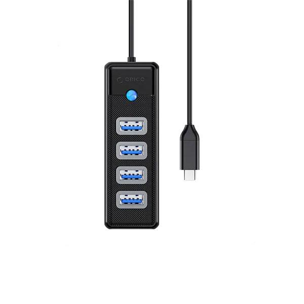 هاب ۴ پورت USB Type-C اوریکو مدل ORICO PW4U-C3-18-BK-EP