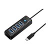 هاب ۴ پورت USB Type-C اوریکو مدل ORICO PW4U-C3-18-BK-EP