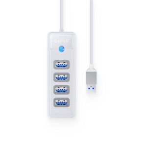 هاب ۴ پورت USB 3.0 اوریکو مدل ORICO PW4U-U3-015-WH-BP