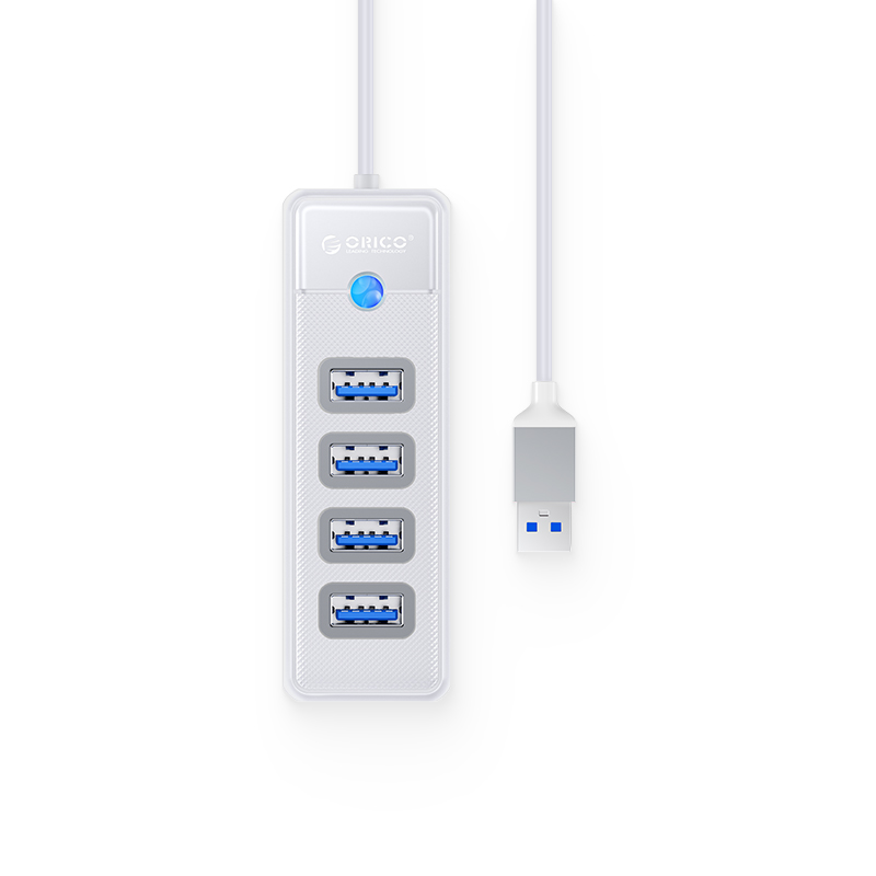 هاب ۴ پورت USB 3.0 اوریکو مدل ORICO PW4U-U3-015-WH-BP