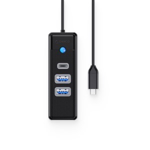 هاب 3 پورت USB Type-C اوریکو مدل ORICO PWC2U-C3-10-BK-EP