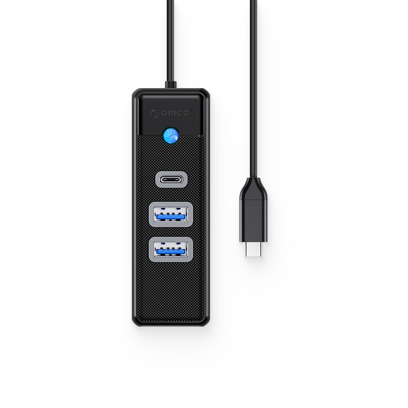 هاب 3 پورت USB Type-C اوریکو مدل ORICO PWC2U-C3-10-BK-EP