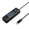 هاب 3 پورت USB Type-C اوریکو مدل ORICO PWC2U-C3-10-BK-EP