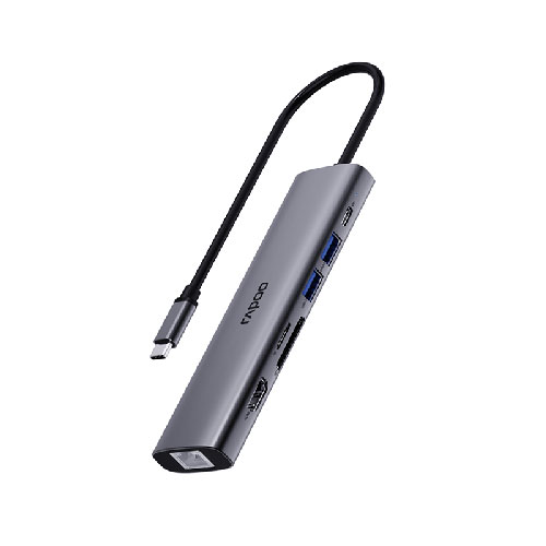 هاب 7 پورت USB Type-C رپو مدل RAPOO XD71