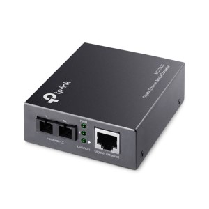 مبدل فیبر نوری گیگابیتی و تک حالته تی پی لینک مدل TP-LINK MC210CS Ver7.20