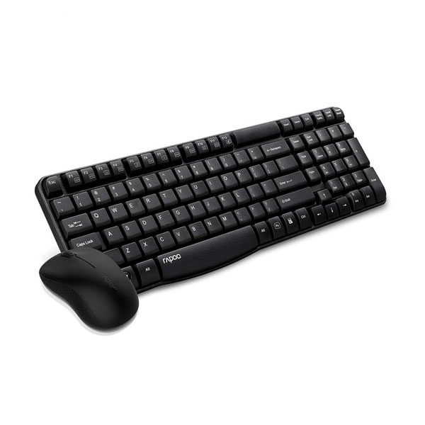 کیبورد و ماوس بی سیم رپو مدل RAPOO X1810 کیبورد و ماوس بی سیم رپو مدل RAPOO X1810