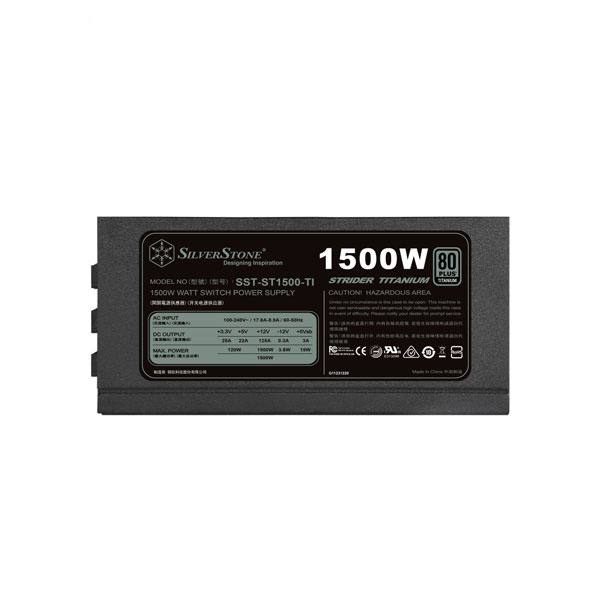 منبع تغذیه کامپیوتر سیلوراستون مدل SILVERSTONE ST1500-TI منبع تغذیه کامپیوتر سیلوراستون مدل SILVERSTONE ST1500-TI