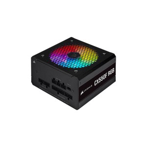 منبع تغذیه کامپیوتر کورسیر مدل CORSAIR CX550F RGB BRONZE FULL