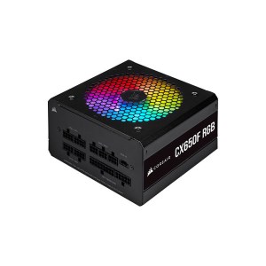 منبع تغذیه کامپیوتر کورسیر مدل CORSAIR CX650F RGB Bronze FULL